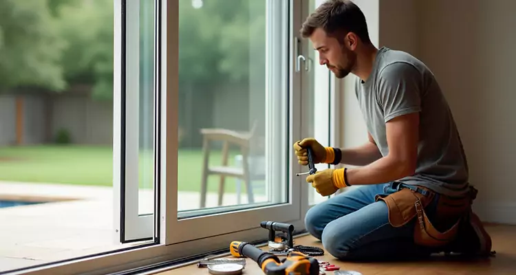 Squeaky Sliding Patio Doors in West Pensacola, FL