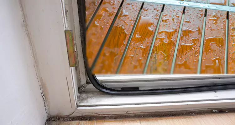 Water Leaking Wooden Patio Doors Repair in West Pensacola, FL