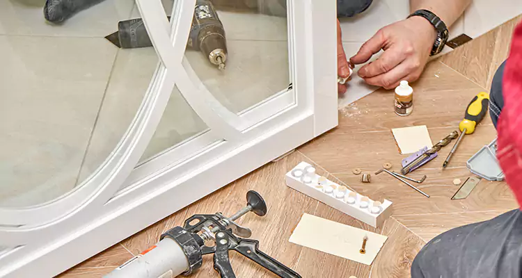 Interior Patio Door Casing Repair in West Pensacola, FL